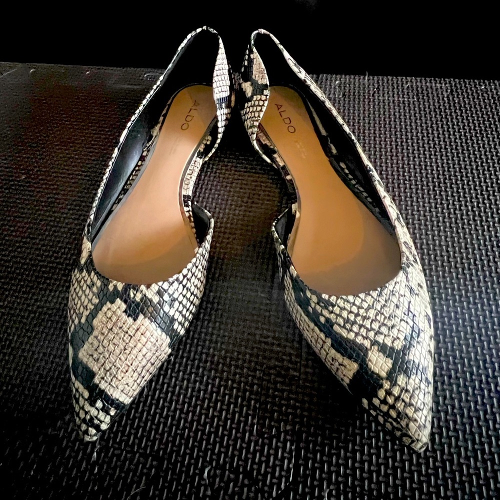 Aldo snakeskin shoes